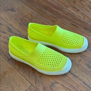 Bright Yellow Kids Shoes